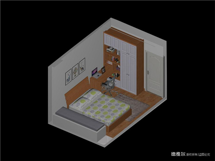 缤纷四季系列卧室衣柜定制